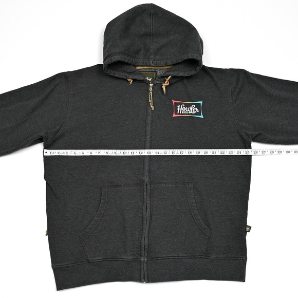 Howler Bros Hoodie Mens Full Zip XXL Outdoors Fleece Hood Jacket Coat Pockets - Picture 3 of 12